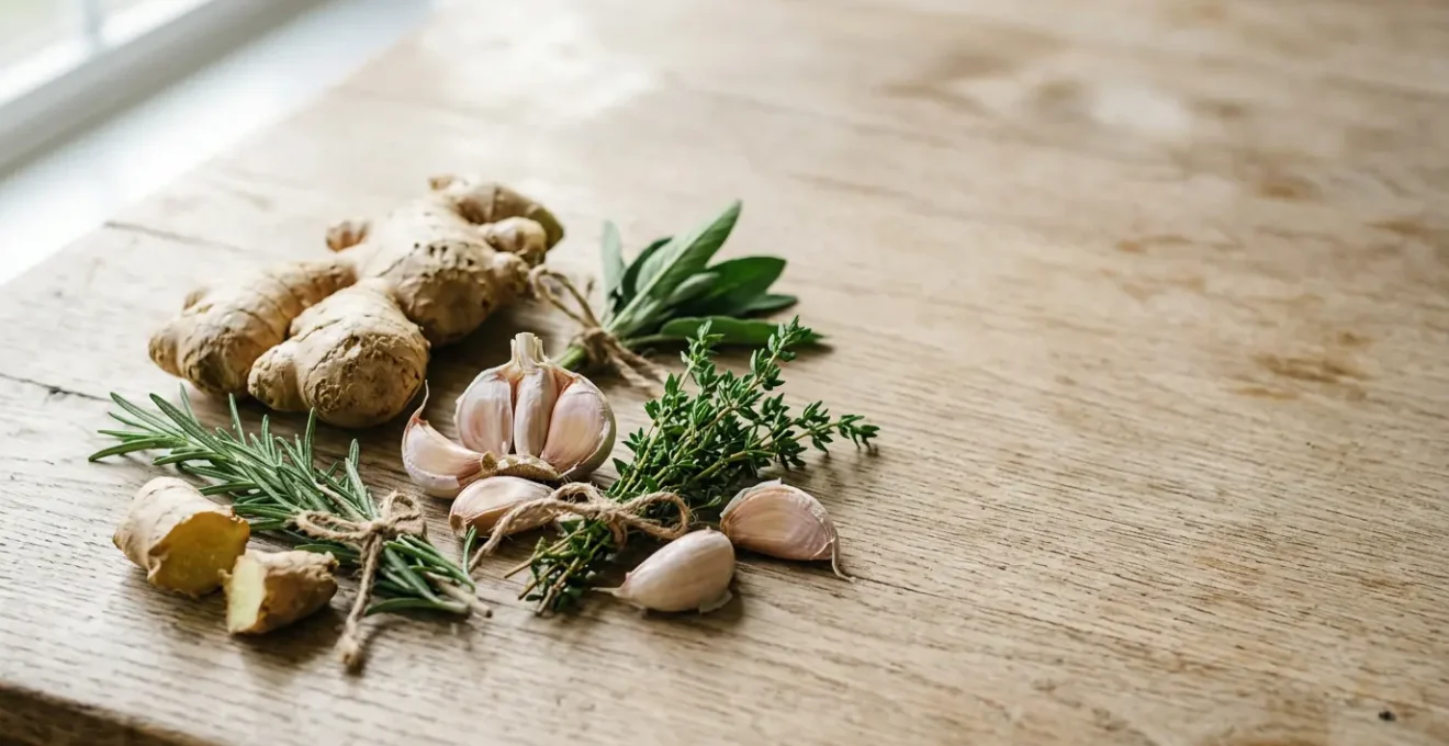 Conceptual representation of immune system support during flu season