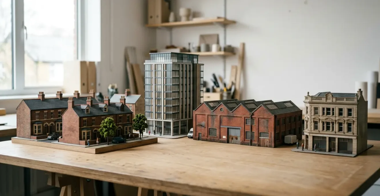 Comparative visual representation of high-yielding UK real estate investment asset classes