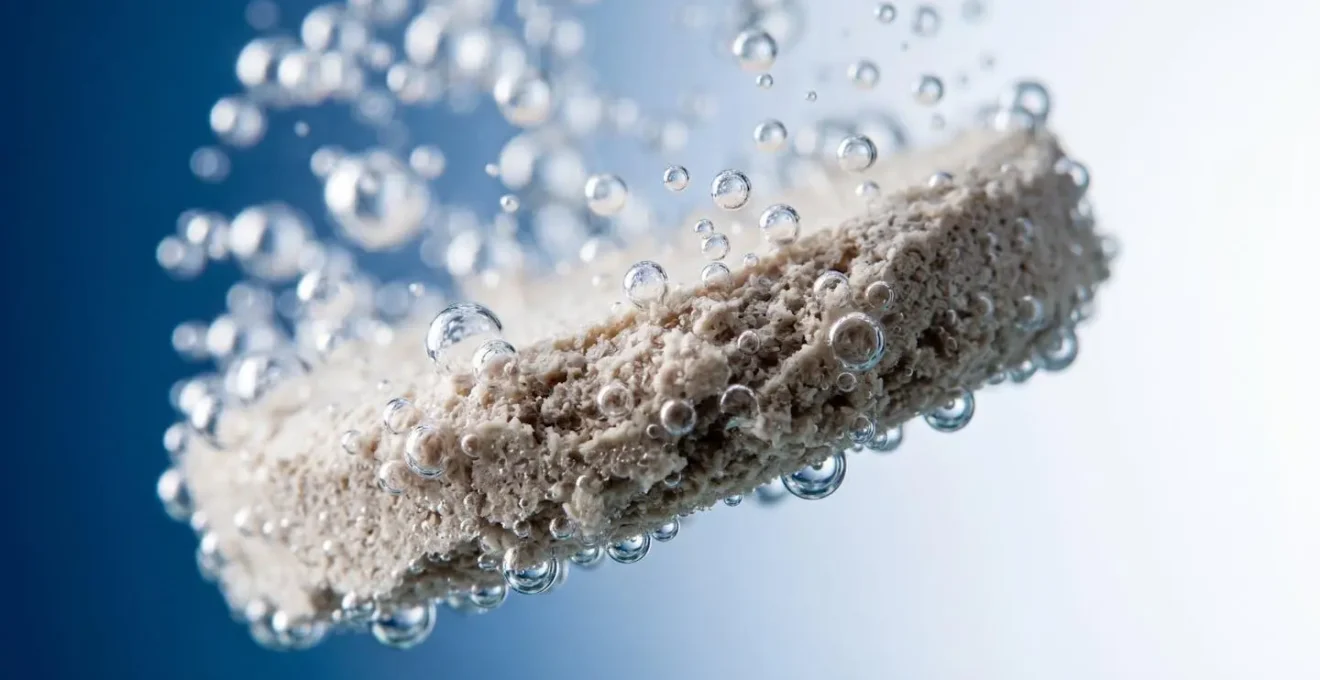 Visual representation of options time decay through macro photography of eroding materials